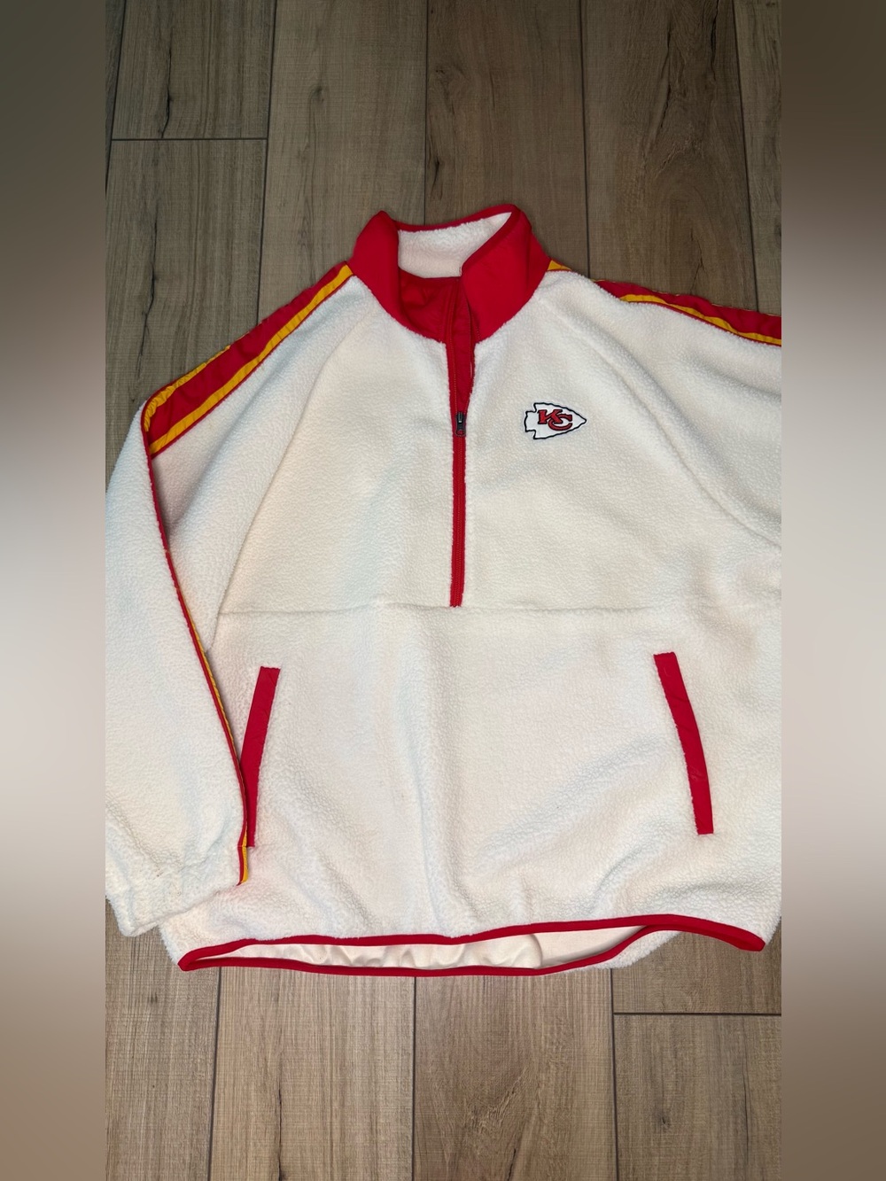 Kansas City Chiefs G-lll Sherpa Fleece XL 1/4 Zip Pullover Jacket NFL